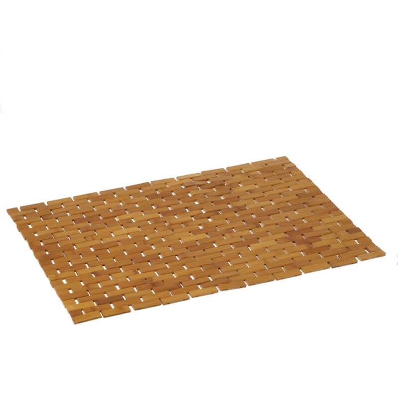 

Alfombra de baño mosaico de bambú natural de 50x70 cm