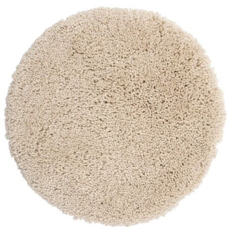 Alfombra de baño redonda de microfibra HIGHLAND Ø110cm Crudo Spirella