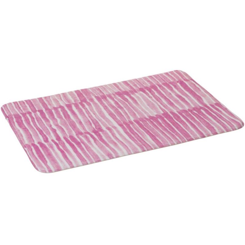 

Alfombra de baño rosa de microfibra de 45x70 cm