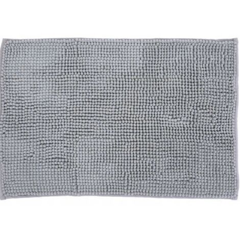 Alfombra de baño suave 60x40 cm gris