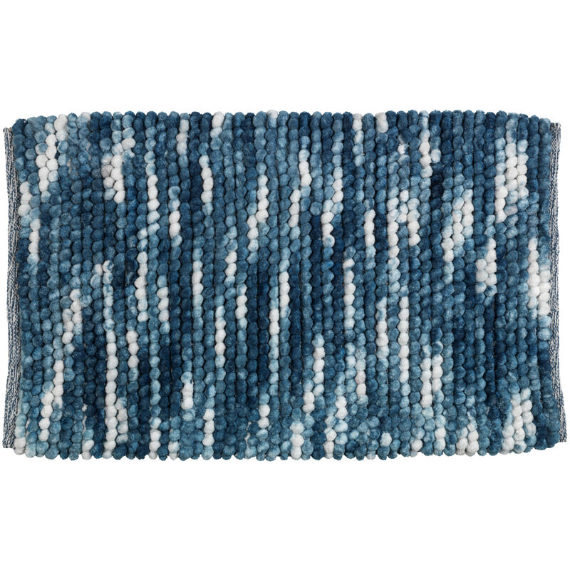 

Alfombra de baño Alfombrilla para la ducha Urdu azul 60x90 cm - Wenko