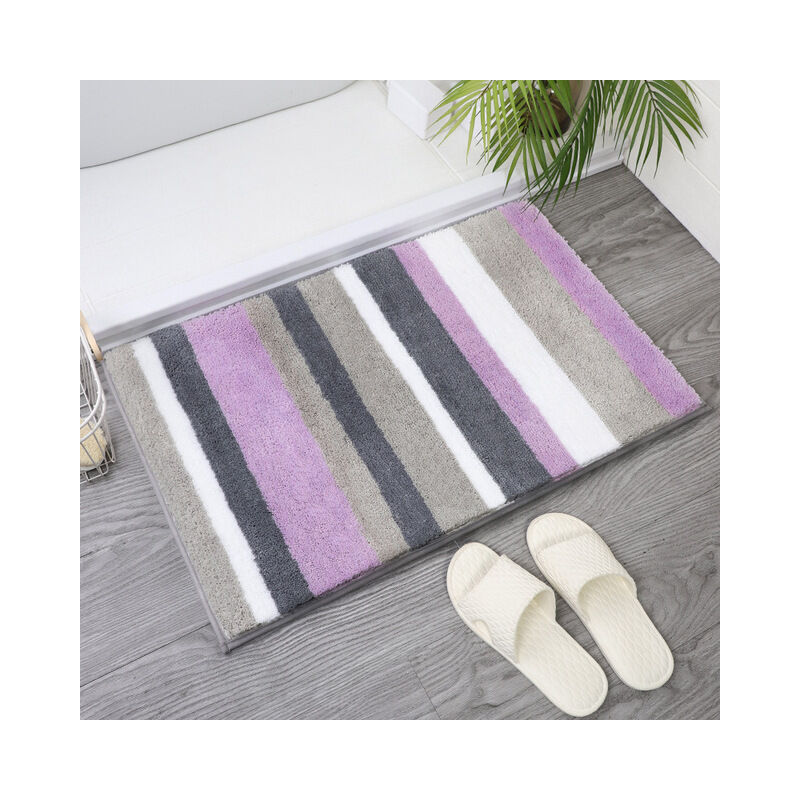 

Alfombra de baño absorbente antideslizante, alfombra de baño de microfibra, alfombra de baño, alfombra de baño absorbente antideslizante, malva 40 *