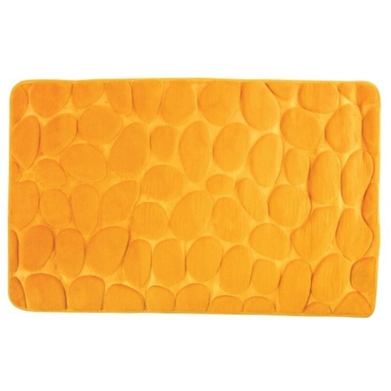 

MSV Alfombra de baño Microfibra PEBBLE 40x60cm Azafrán - Azafrán