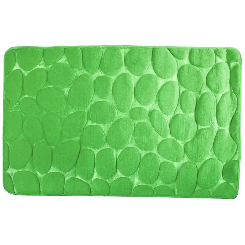 

Alfombra de baño de espuma 'piedras' basil 50x80 cm
