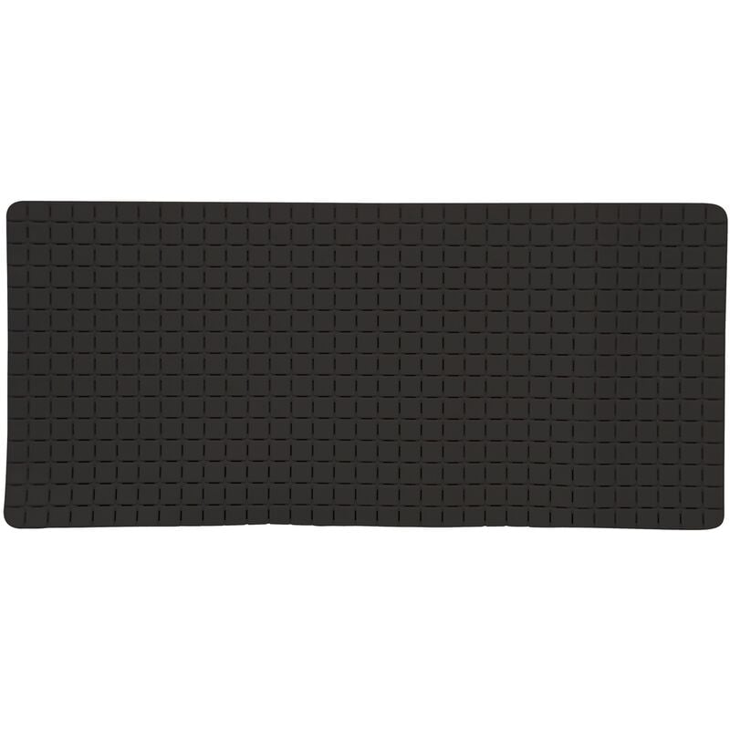 

Alfombra de baño 'Quadro Premium' de caucho en color negro 36 x 76 cm - MSV