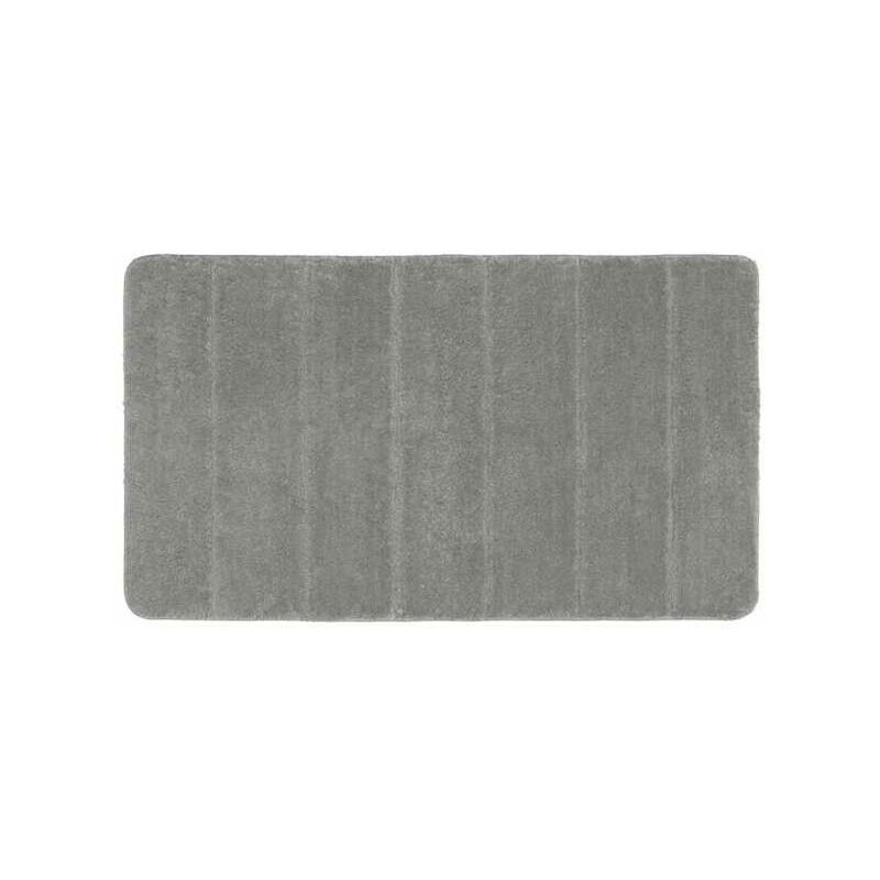 

Alfombra de baño Alfombrilla para la ducha Steps gris claro 70x120 cm - Wenko