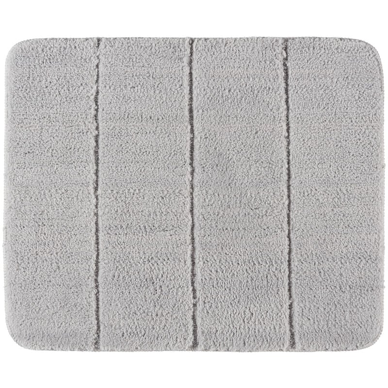 

Alfombra de baño Alfombrilla para la ducha Steps gris claro 55x65 cm - Wenko