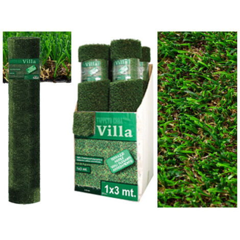 Alfombra de césped artificial Villa 2x3 m – Alta densidad – Ideal para espacios exteriores elegantes