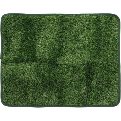 Alfombra de césped sintético lavable para perros: ideal para balcones y para el entrenamiento de gatos y perros para ir al baño.