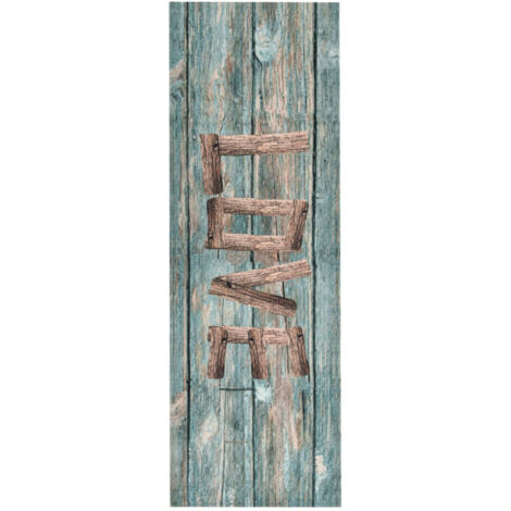 Alfombra de cocina lavable Love 45x150 cm