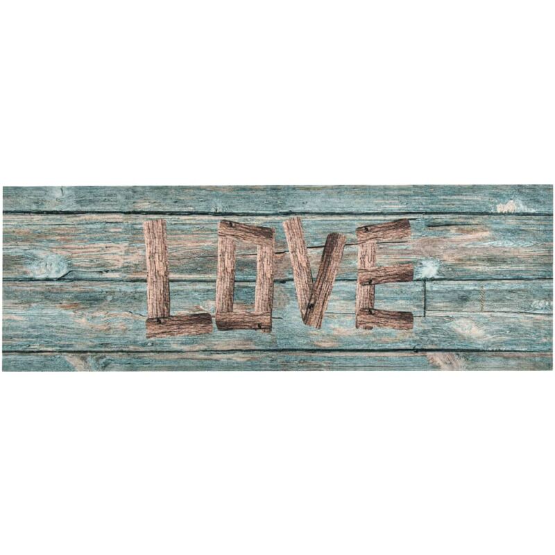 

Alfombra de cocina lavable Love 60x300 cm - Multicolor