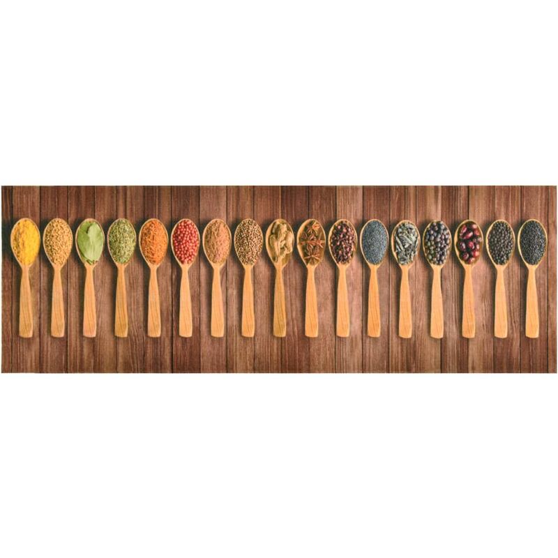 

Alfombra de cocina lavable Spoons 60x300 cm