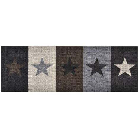 Alfombra de cocina lavable Star 45x150 cm