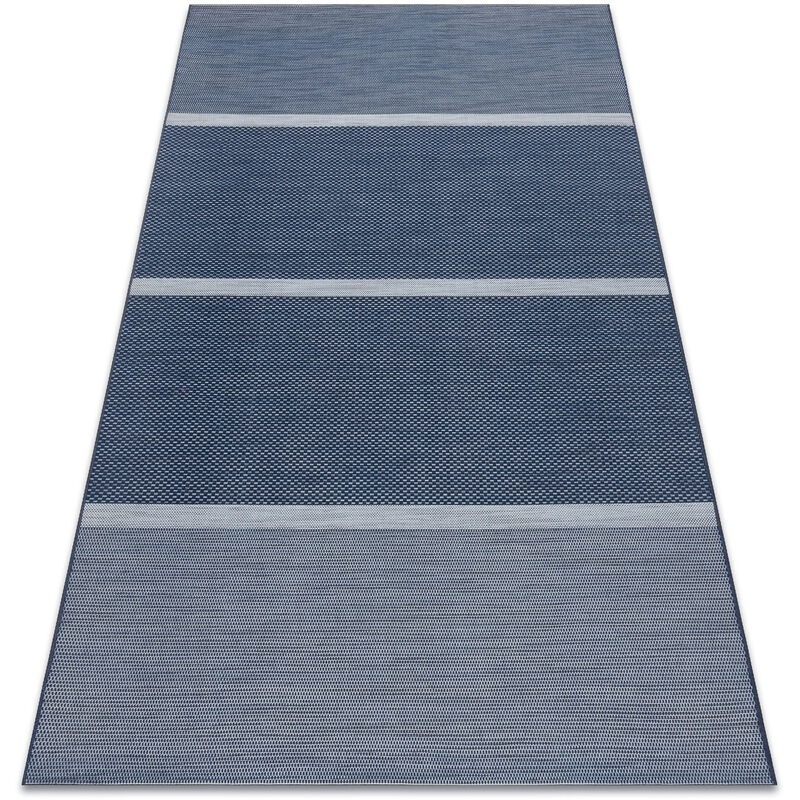 

Alfombra de cuerda sisal COLOR 47011/309 Rayas azul Tonos de azul 140x200 cm