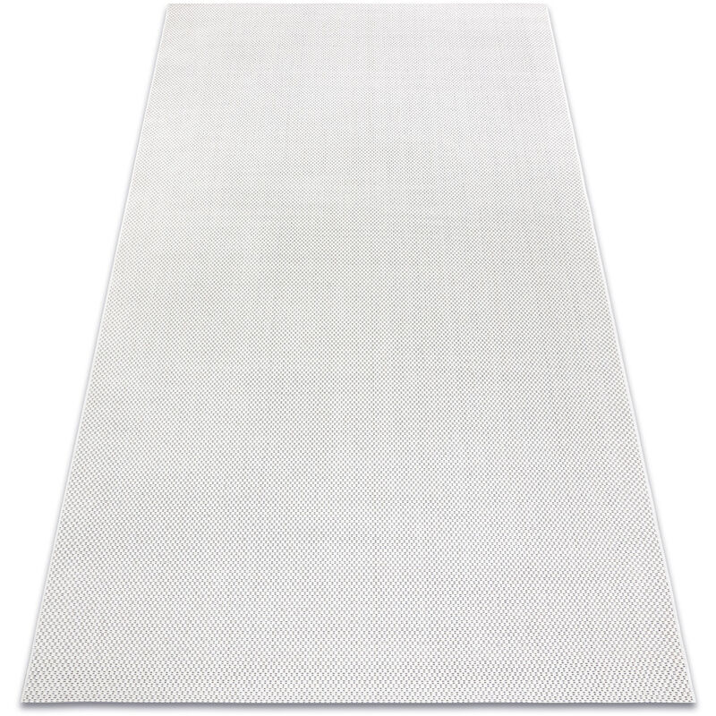 

Alfombra de cuerda sisal FLAT 48663/060 Liso crema Blanco 80x150 cm