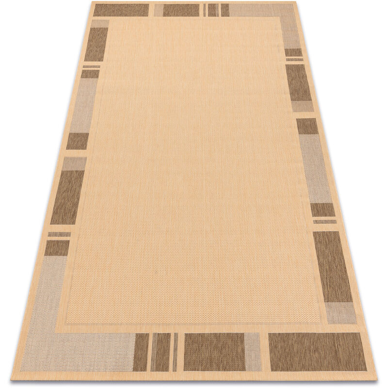 

Alfombra de cuerda sisal FLOORLUX 20195 color maíz/color café Tonos de beige 140x200 cm