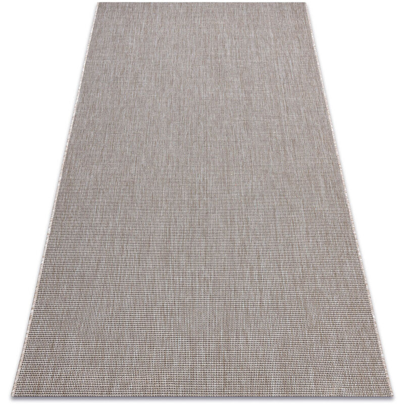 

Rugsx - Alfombra de cuerda sisal FLOORLUX 20580 llanura color sólido - plata / negro Tonos de gris y plata 60x110 cm