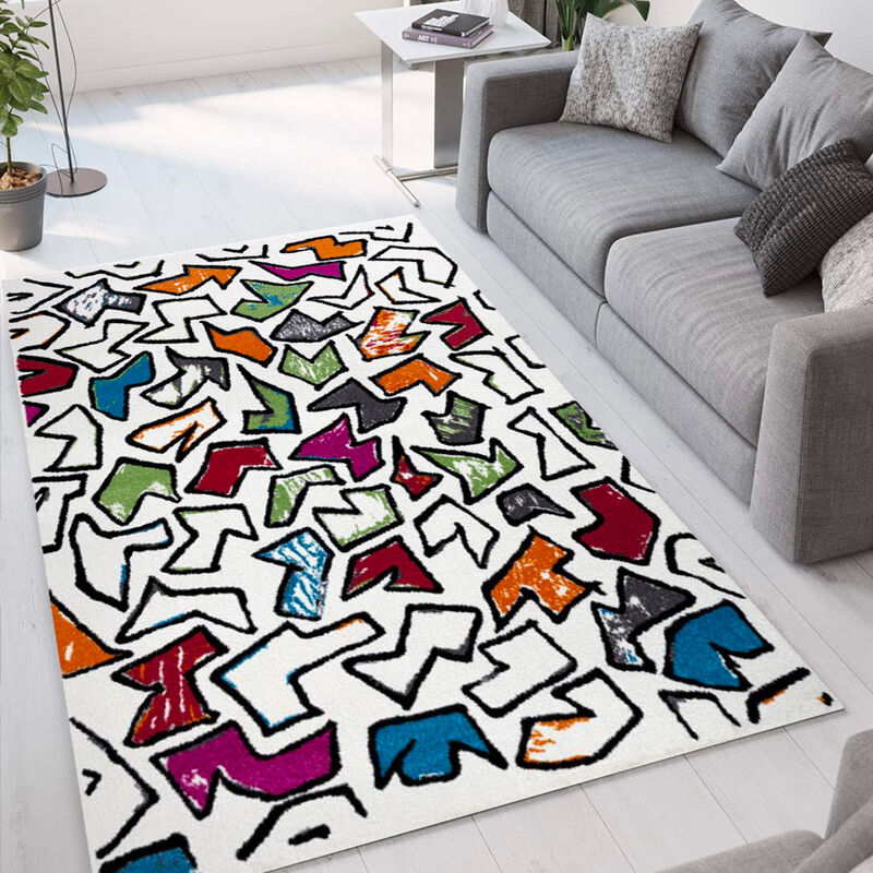 

Alfombra de diseño para salón multicolor moderno Milano MUL023 | Talla: 133 x 190