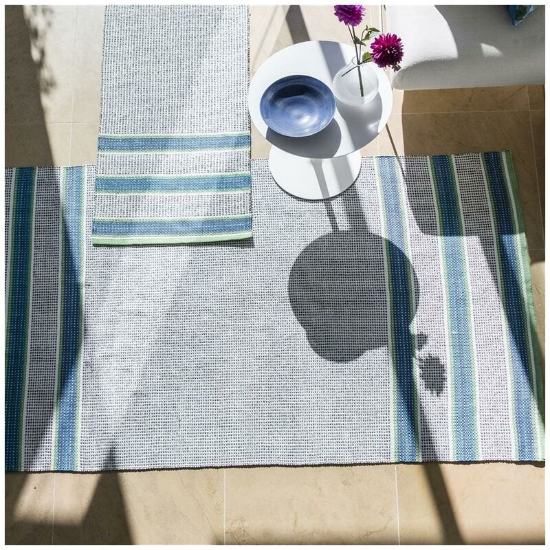

Designers Guild - Moderno Pompano 1A2T poliéster poliéster alfombra - Bleu