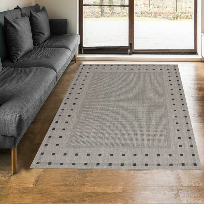 

Fincau 20 LL Kilim Alfombra Polipropileno Gris - Gris