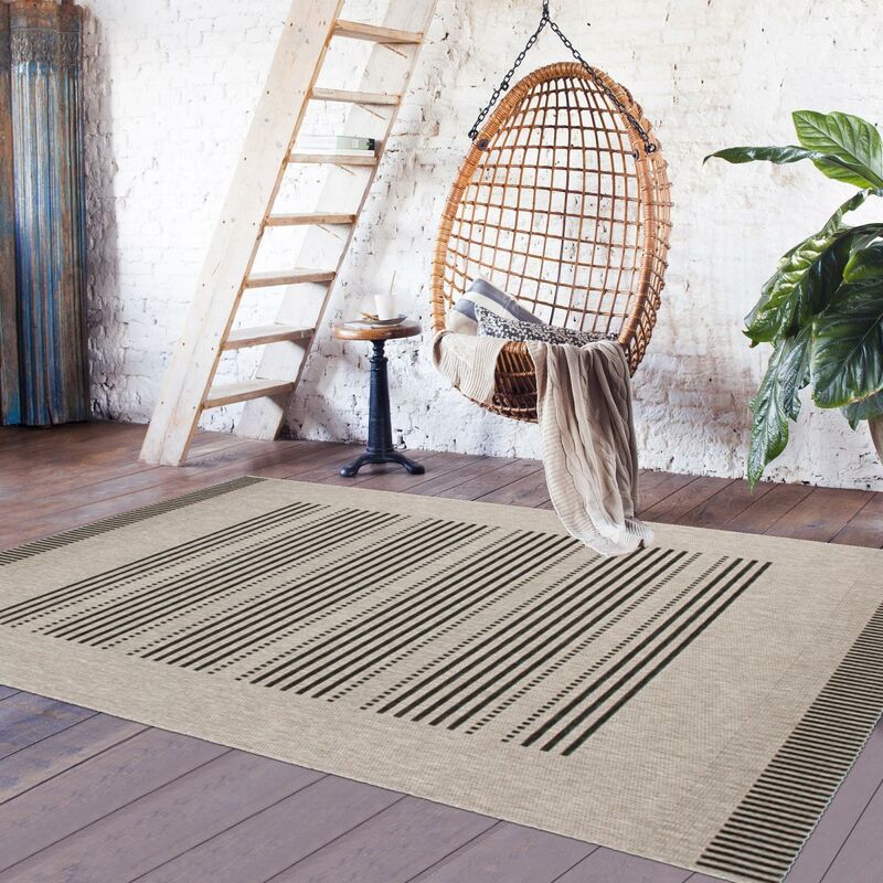 

Fincau Kilim Alfombra 1 LL Polypropylene Brown - Gris