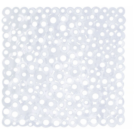 Alfombra de ducha antideslizante AWD INTERIOR 1860, transparente, 52 x 52 cm PVC