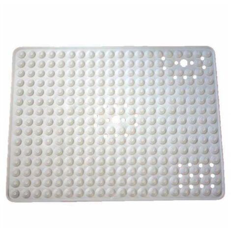 Alfombra de ducha antideslizante cm 60X80 blanca