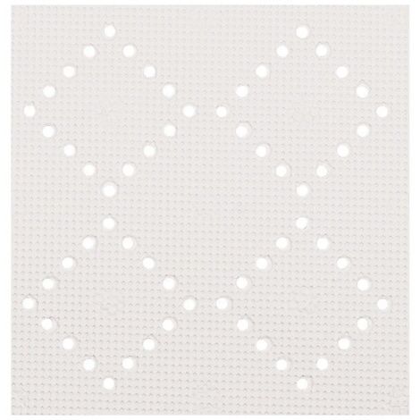 Alfombra de ducha PVC ALASKA 55x55cm Blanco Nieve Spirella