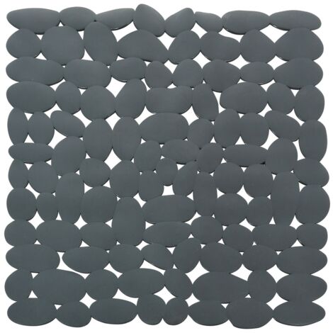 Alfombra de ducha PVC MARATHON 54x54cm Gris oscuro Spirella
