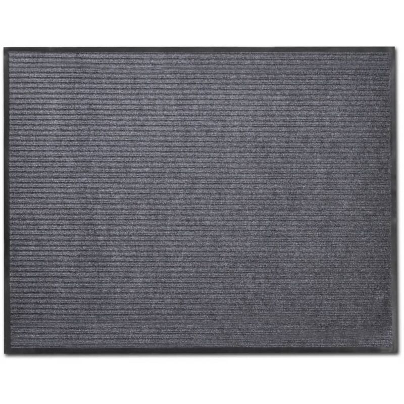 

Alfombra de entrada de PVC gris, 90 x 150 cm
