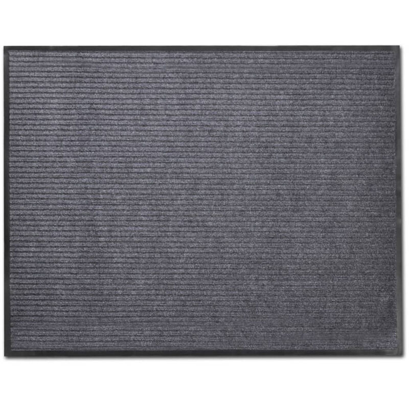 

Alfombra de entrada de PVC gris, 90 x 150 cm