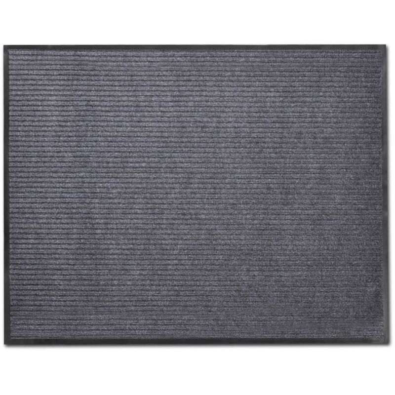 

vidaXL Felpudo Alfombra de Entrada PVC Gris 120x180 cm - Gris