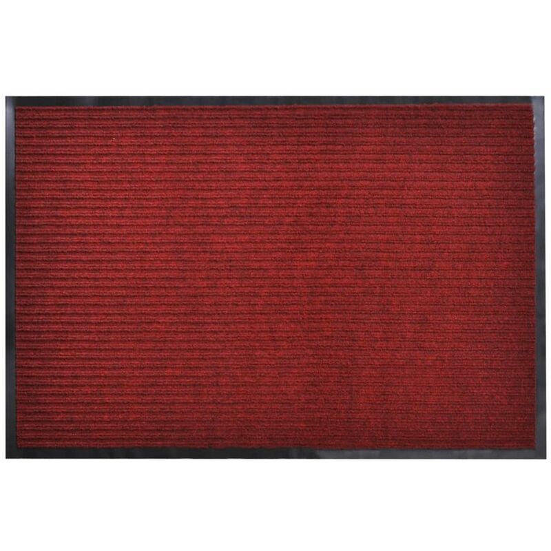 

Alfombra de entrada de PVC roja, 90 x 120 cm