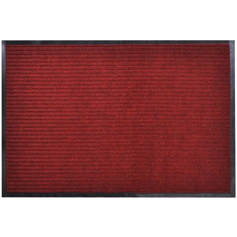 

Alfombra de entrada de PVC roja, 90 x 120 cm