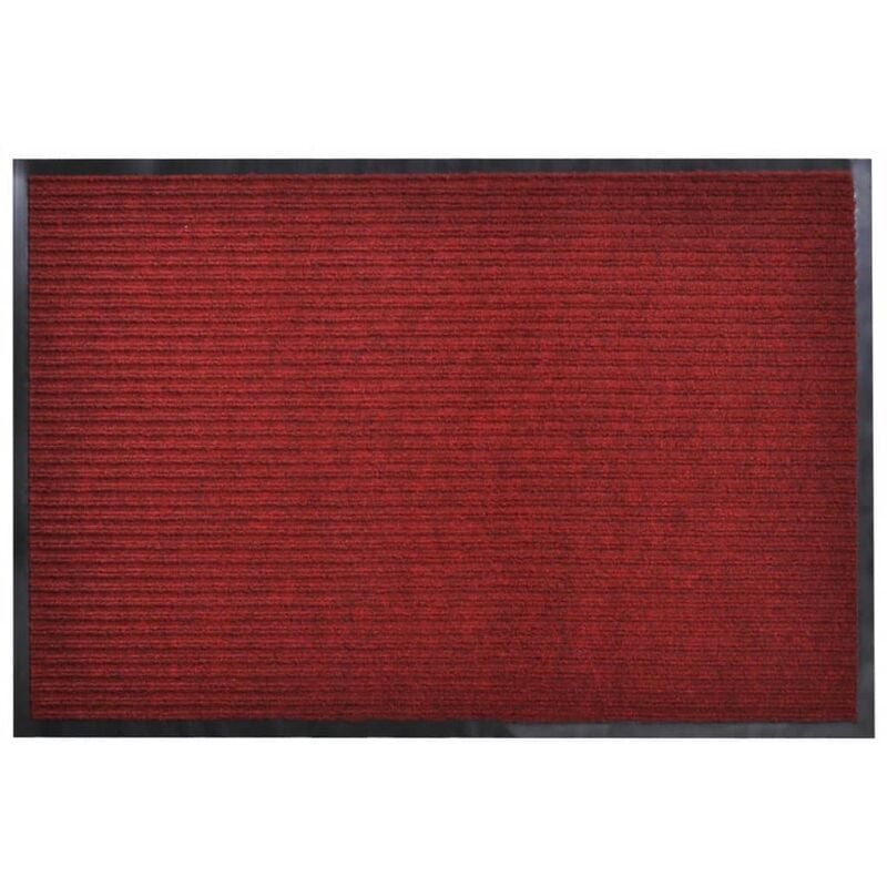 

Alfombra de entrada de PVC roja, 90 x 150 cm