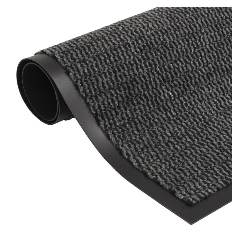 

Alfombra de entrada rectangular de nudo 120x180 cm antracita - Gris