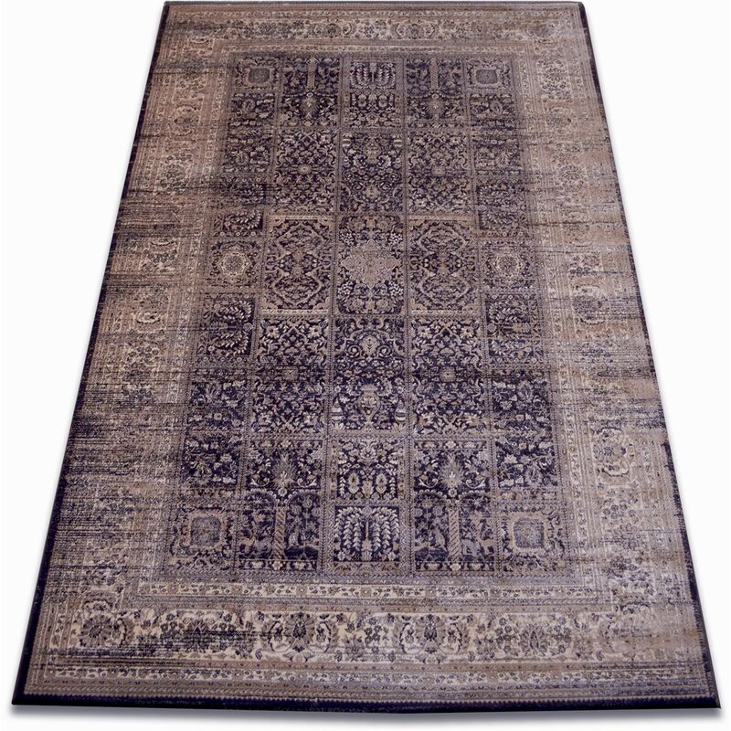 

Alfombra de estabilización térmica JASMIN 8580 negro Negro 60x100 cm