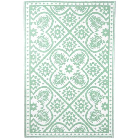 Esschert Design Alfombra de Exterior Rombos 182x122 cm Felpudo Multicolor