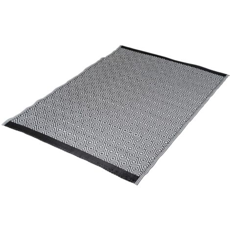 Alfombra para exterior redonda Chill mat 200 cm Bo-Camp - Negro