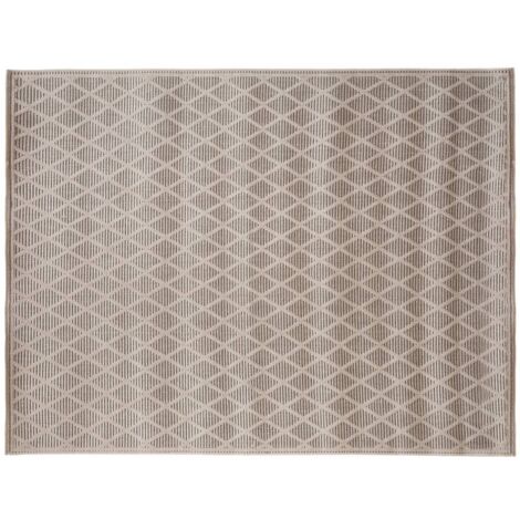 Alfombra de exterior e interior - gris - 170x120 cm - Atmosphera créateur d'intérieur