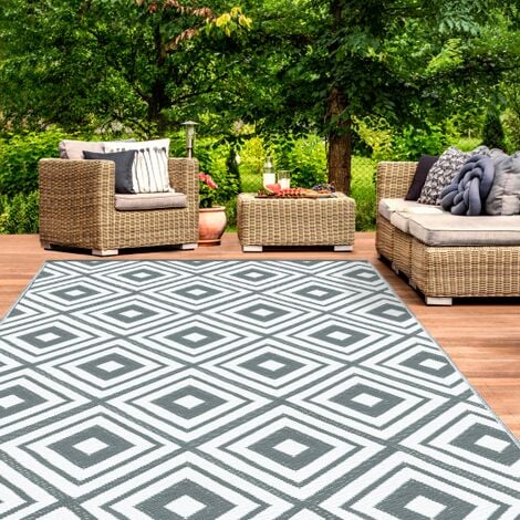 IDMARKET Alfombra de exterior ELMA 180 x 280 CM