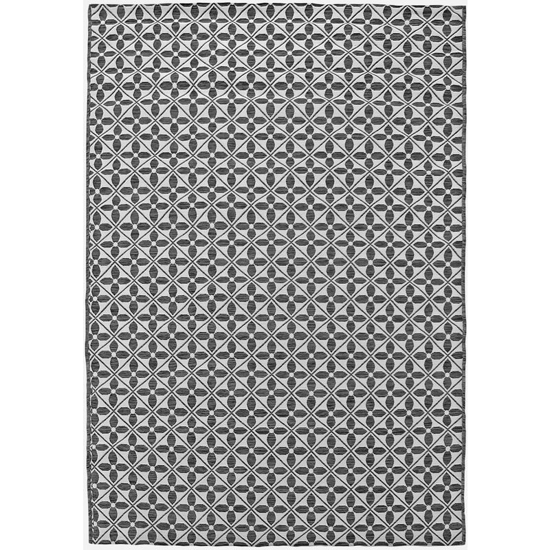 

Alfombra de exterior/interior 160 x 230 cm, densidad 1,15 kg/m2, patrón de baldosas de cemento, con tratamiento UV, para todas las estaciones