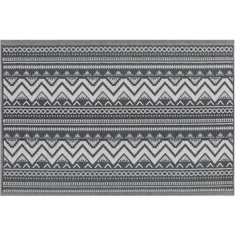 

Alfombra de exterior negra 120x180 cm NAGPUR