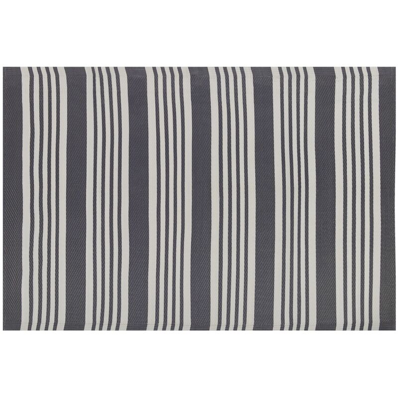 

Alfombra de exterior negro/gris claro 120x180 cm DELHI