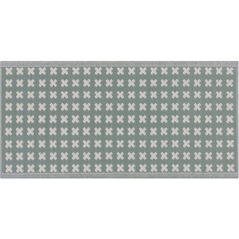 

Alfombra verde 90 x 180 cm ROHTAK