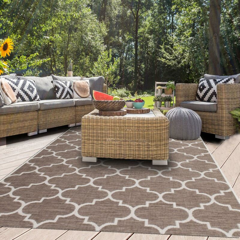 

Alfombra exterior SUNSAU 4 Interior externo LL Polypropileno Beige - Beige
