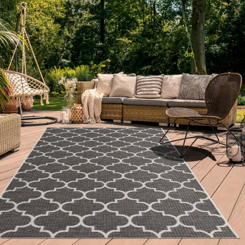 

Alfombra exterior SUNSAU 4 Interior externo LL Polypropileno Beige - Gris