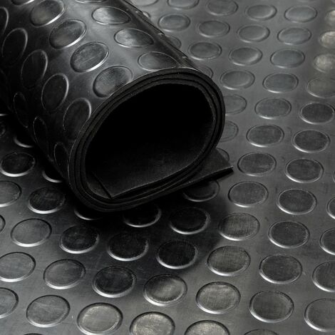 Alfombra de goma en rollo - Tacos 2,7 mm - Ancho 70 cm