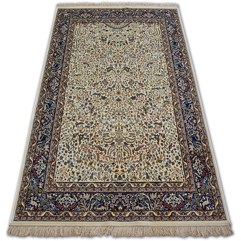 

Alfombra de jacquard WINDSOR 12806 Franjas marfil Tonos de beige 200x300 cm