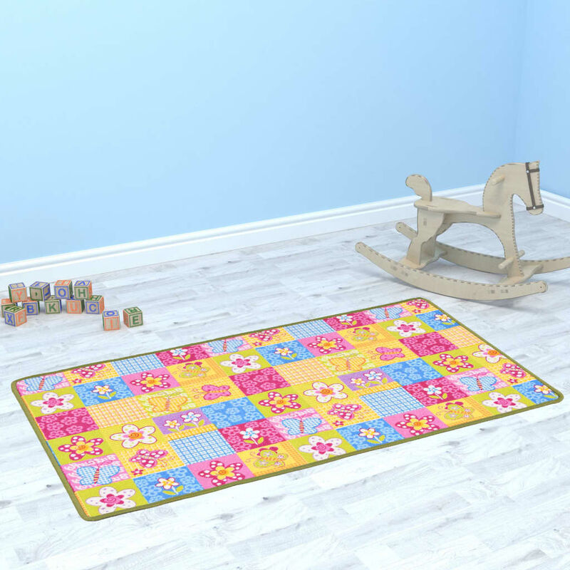 

Alfombra de juego 67x120 cm estampado mariposas - Multicolor